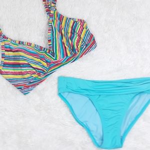 Athleta Swimwear Bikini BottomXS Top32 D/DD(Med)